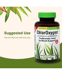 Trace Minerals Herbs Etc. Chloroxygen Softgels, 120 Ct
