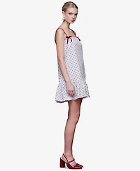 Avec Les Filles Women's Baby Doll Mini Dress