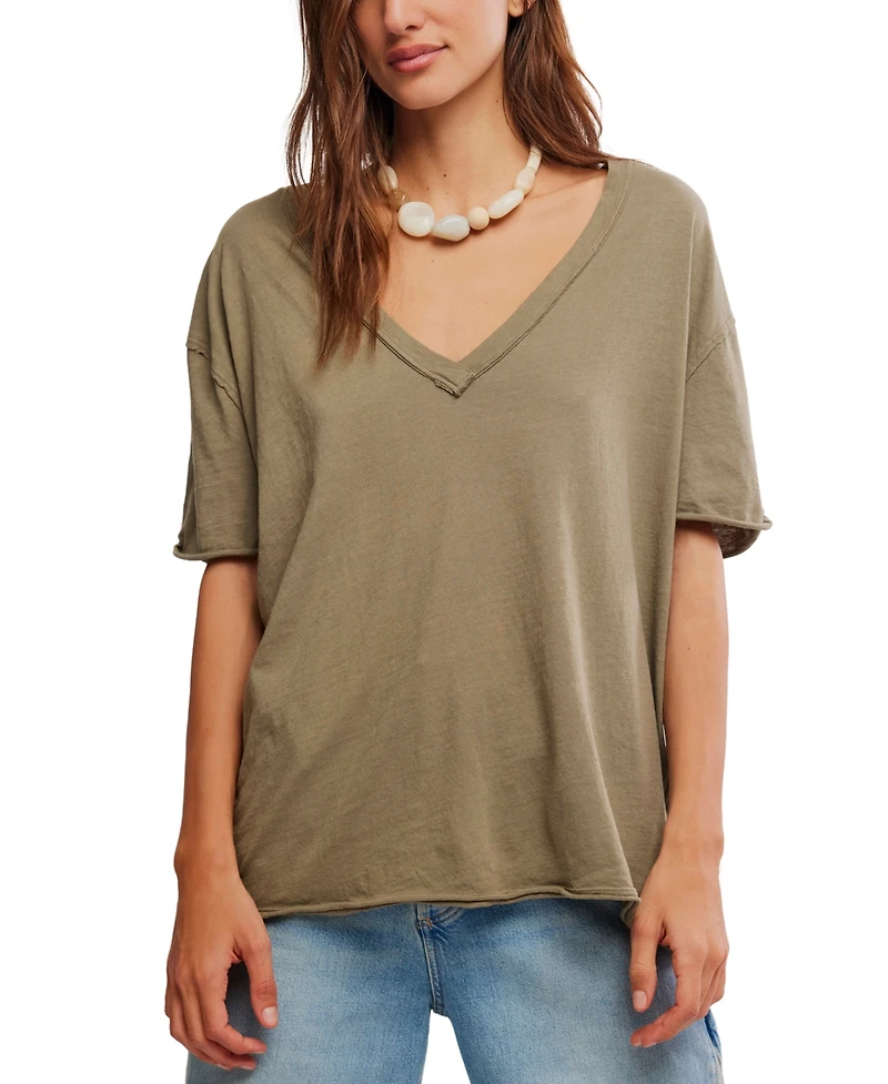Free People Women's Nina V-Neck T-Shirt