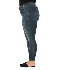 Slink Jeans Women's Denim Mid Rise Ankle Skinny 29" inseam - Sofia