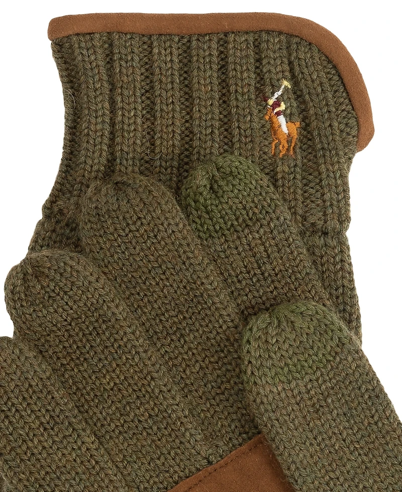 Polo Ralph Lauren Men's Suede-Trim Touch Gloves