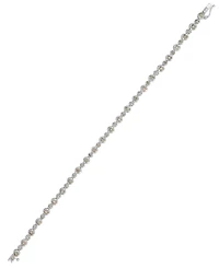 Macy's White Diamond Bracelet (3 ct. t.w.) in 10k White Gold