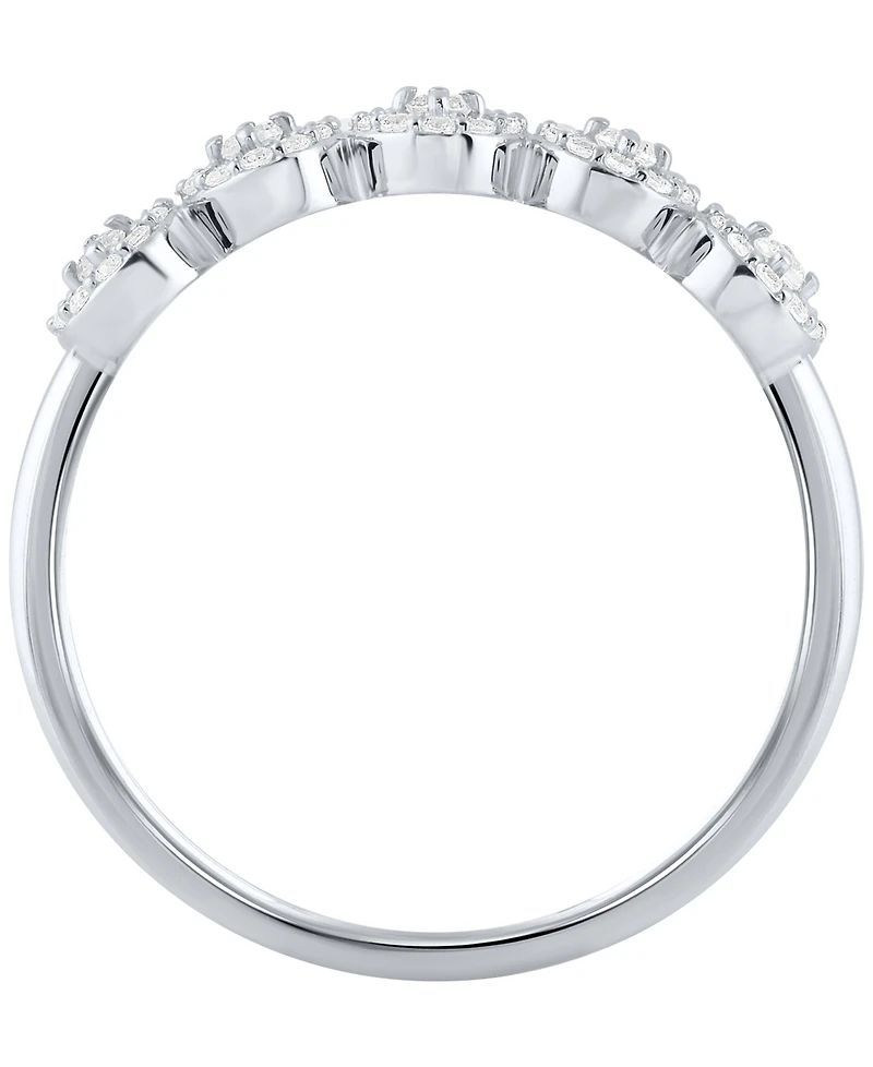 Macy's White Diamond Ring (1/5 ct. t.w.) 10k Yellow Gold (also Gold)