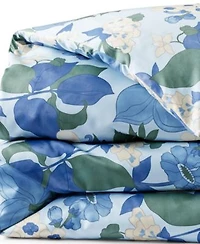 Lands End 400 Thread Count Premium Supima Cotton No Iron Sateen Duvet Bed Cover