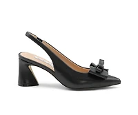 Charles David Womens Astrid Slingback Chunky Heel