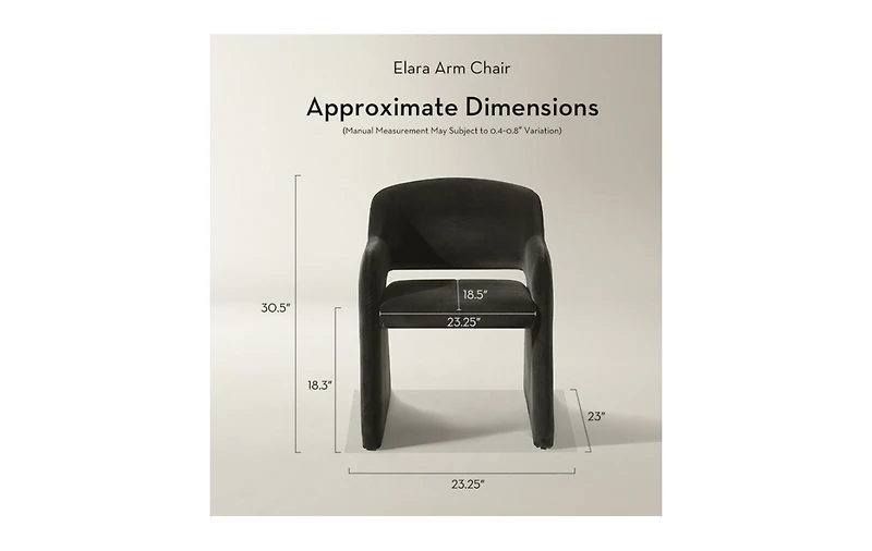 Z Gallerie Elara Arm Chair