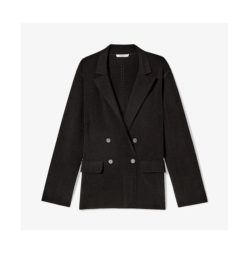 M.m.LaFleur Women's Cody Boyfriend Dot Jardigan- knit