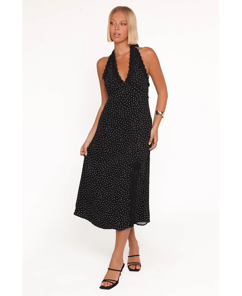 Petal and Pup Women's Stasia Maxi Halter Dress