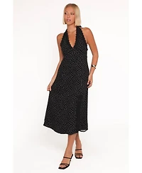 Petal and Pup Women's Stasia Maxi Halter Dress