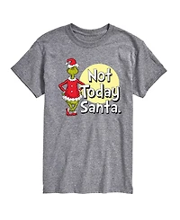 Airwaves Men's The Grinch Not Today Santa Short-Sleeve Graphic T-Shirt