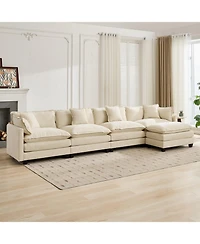 Streamdale Furniture Cloud Couch: Flexible, Modular Chenille Sofa for Ultimate Comfort