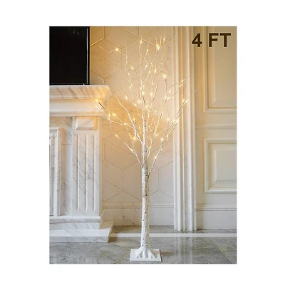 Twinkle Star Lighted Birch Tree for Home Wedding Festival Party Decoration