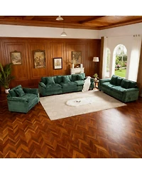 Streamdale Furniture Cloud Couch: Ultimate Comfort Chenille Sofa, Ergonomic & Modular Design