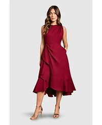Coast Women's Waterfall Crepe Midi Dress