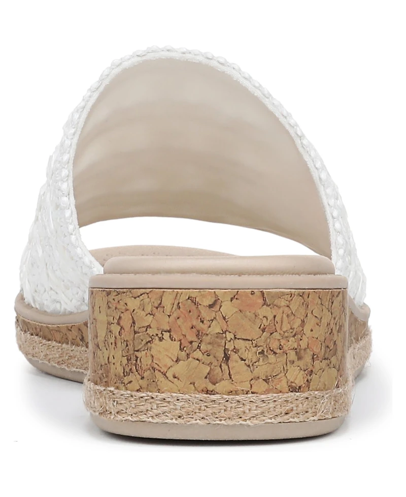 LifeStride Women's Breezy Washable Slide Wedge Sandals