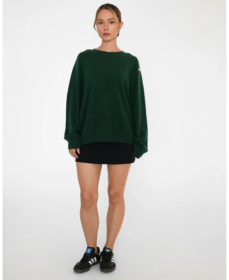 Rebody Active Women's Beau Oversized Crewneck Cashmere Sweater