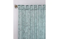 Superior Modern Leaves Room Darkening Grommet Top Curtain Panels