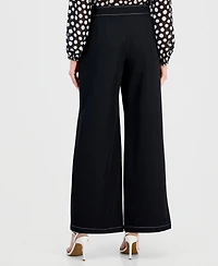 Tahari Asl Petite Wide-Leg Pants