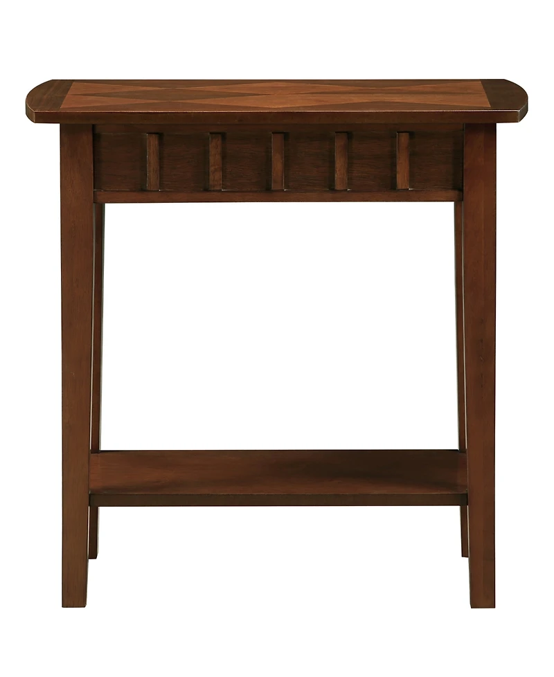 Convenience Concepts 24" Dennis Rubberwood End Table