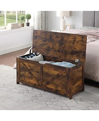 Streamdale Furniture Retro Toy Box Organizer Entryway Storage Bench