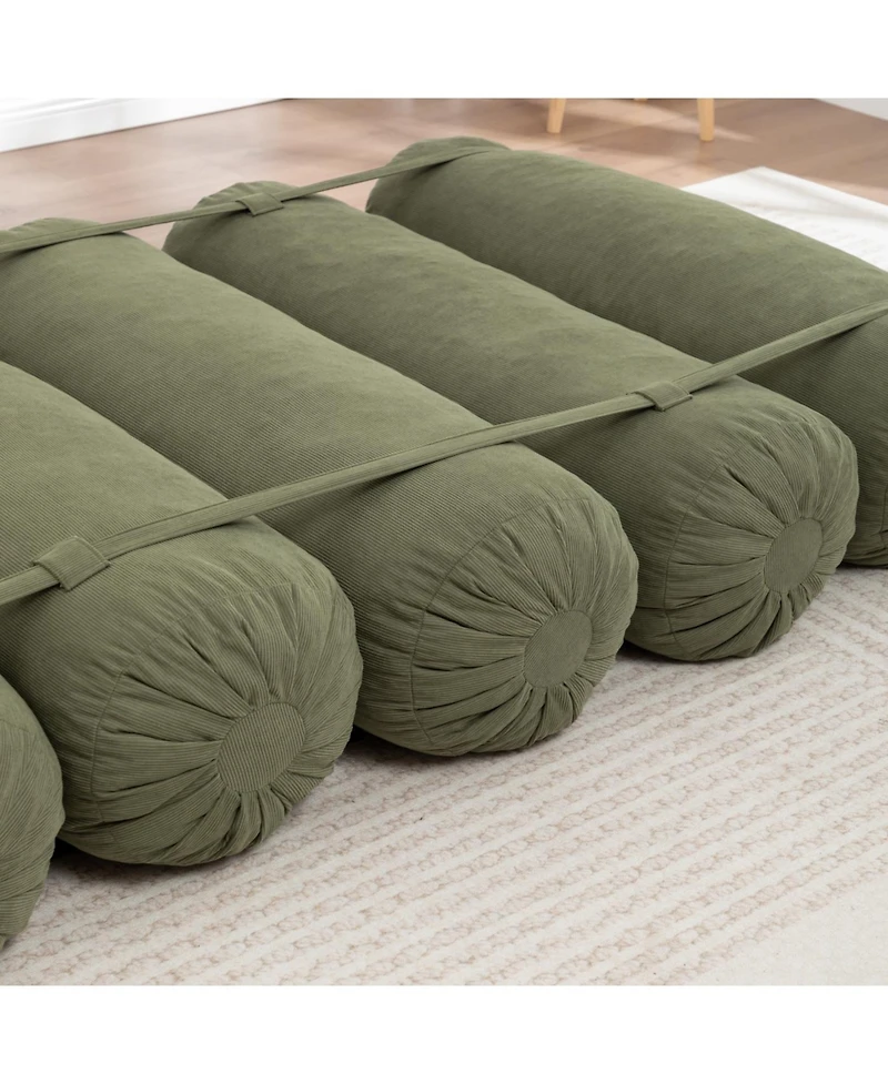 Streamdale Furniture Streamdale Adjustable Floor Sofa with Straps for Versatile Configurations