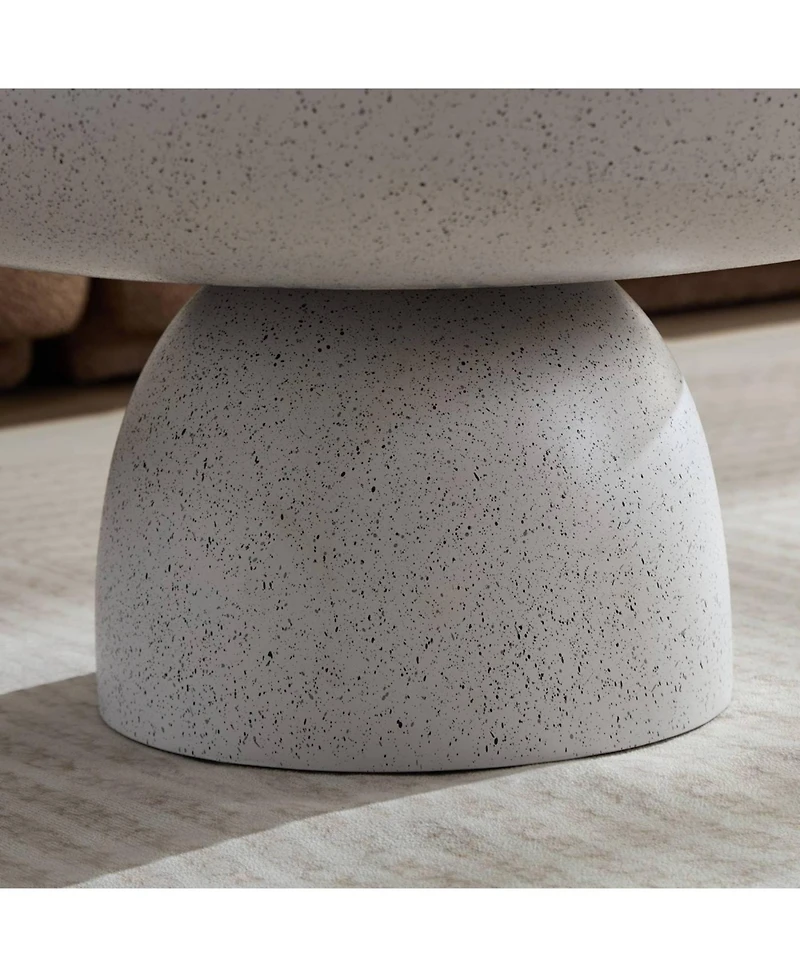 Streamdale Furniture Cave stone surface, precisely cut & polished, natural beige weathering effect