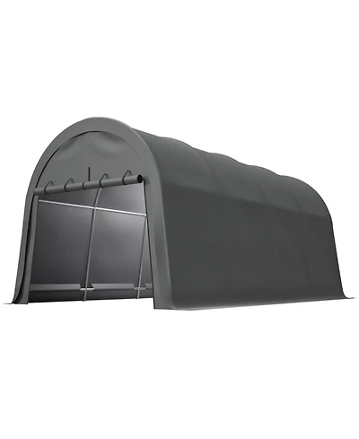 Streamdale Furniture Anti-Snow 10x20 Ft Carport, Commercial Grade Heavy Duty Portable Garage Canopy