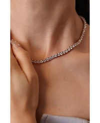 Retro Chic Roman Dusk Tennis Necklace