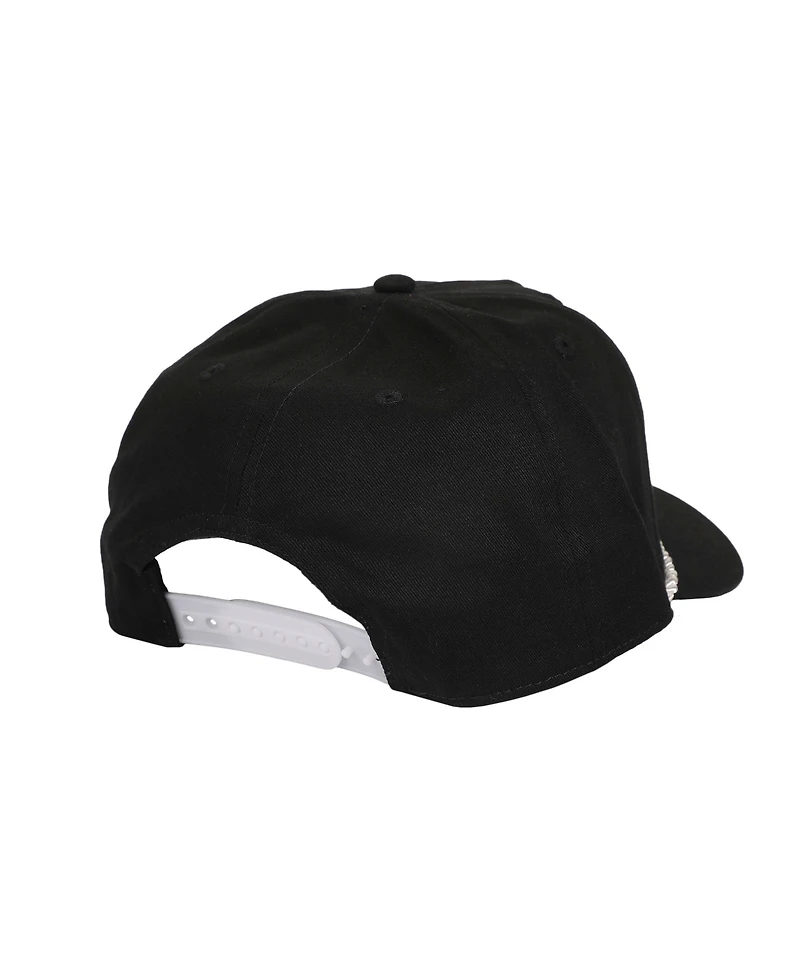 Dragon Ball Z Men's Goku Kanji Patch Black Retro Grandpa Snapback Hat