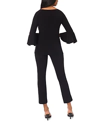 Msk Women's Boat Neck Top