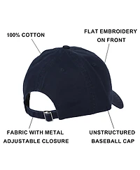 Shrek Men's Embroidered Gingy Navy Unstructured Baseball Cap