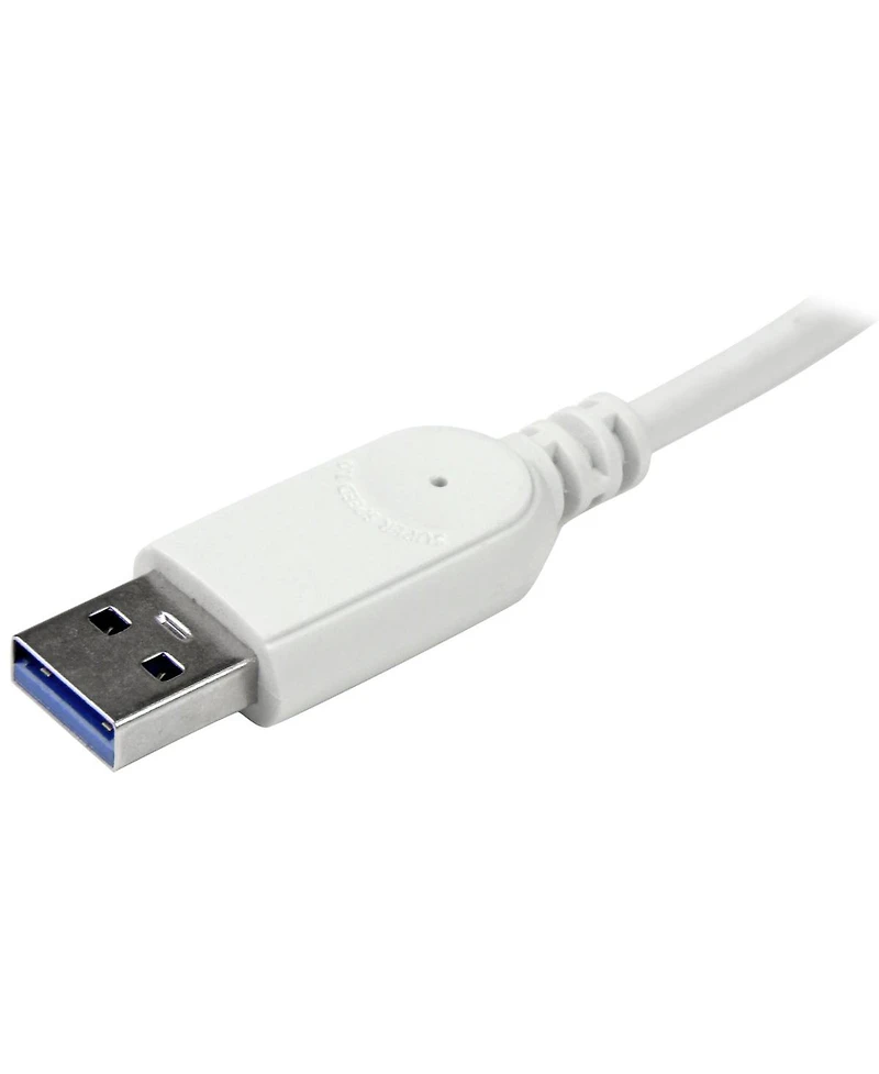 StarTech 4-Port Portable Apple Style Usb 3.0 Hub with Built-In Cable