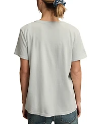 Lucky Brand Women's Cherub Coffee Crewneck T-Shirt
