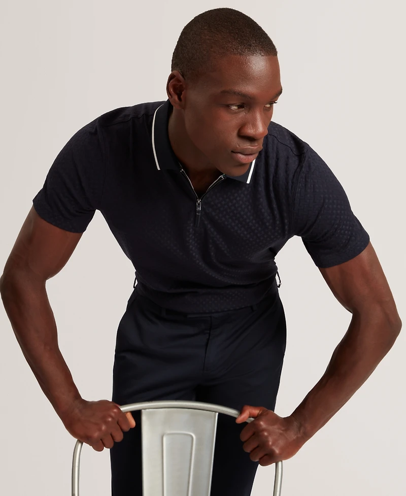 Ted Baker Men's Cophen Short-Sleeve T-Stitch Polo Shirt