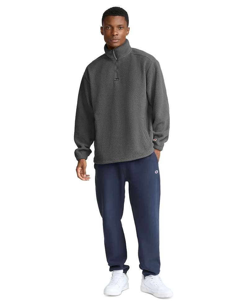 Champion Men's Quarter-Zip Long-Sleeve Sweatshirt