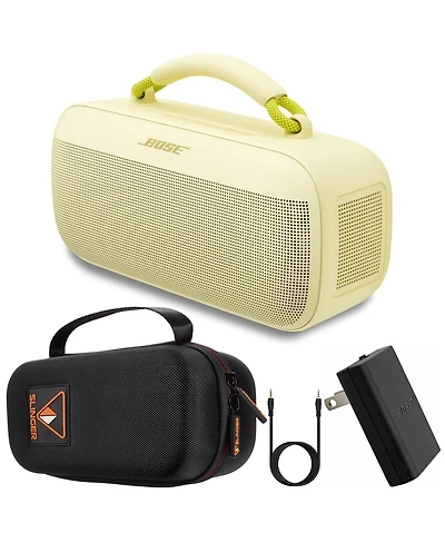 Bose SoundLink Max Bluetooth with Hard Shell Travel Case, Usb Plug and Aux Cable Speaker