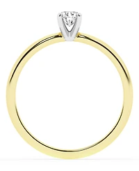 Macy's Diamond Sol Ring (1/4 ct. t.w.) in 10k Yellow Gold