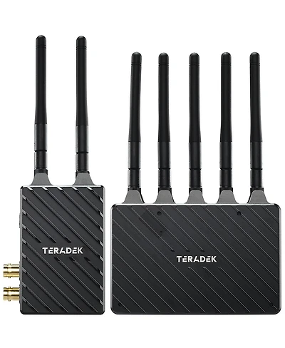 Teradek Bolt 4K Lt 1500 3G-sdi/Hdmi Wireless Transmitter and Receiver Deluxe Kit, 1500' Range, Gold Mount