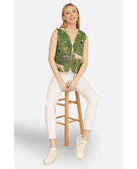 Yumi Women's Reversible Cotton Quilted Jacket