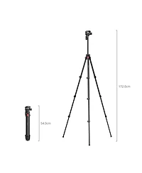 SmallRig 4-Section Aluminum Video Tripod with Fluid Head