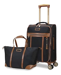 Stella Blanc Luxe2-Piece Softside Carry-On and Tote Set
