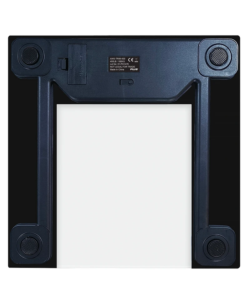 Trim 400LB Clear Glass Bathroom Scale 400LB / 180kg