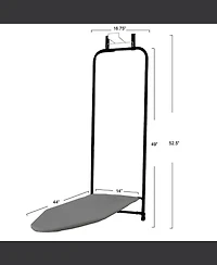 Household Essentials Over the Door Ironing Board, Matte Black