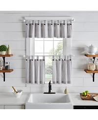 Elrene Home Fashions Tucker Ticking Stripe Window Valance