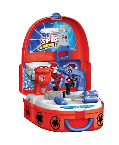 World Tech Toys Spidey and His Amazing Friends Handyman Backpack Tool Set, 18-Piece
