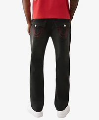True Religion Men's Ricky Straight-Fit Super T Flap Jeans