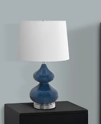 Monarch Specialties Lighting 24" Glass Table Lamp