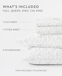 ienjoy Home The Farmhouse Chic Premium Ultra Soft Pattern -Pc. Sheet Set