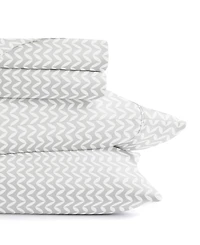 ienjoy Home The Farmhouse Chic Premium Ultra Soft Pattern 4-Pc. Sheet Set, California King