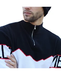 Bellemere New York Men's Half-Zipped Cashmere Blend Sweater